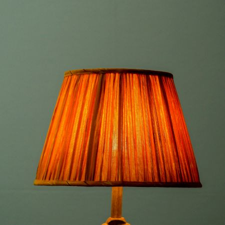 Orange Ikat Empire Lampshade Medium